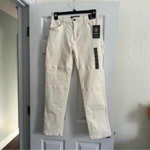Size XL (16) Youth West 49 Stretch Loose White Skateboarding Carpenter Pants